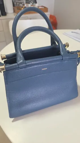 Bolsa COURO AREZZO TOTE AZUL