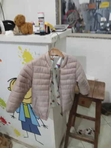 Casaco menina dupla face 2 a 3 anos
