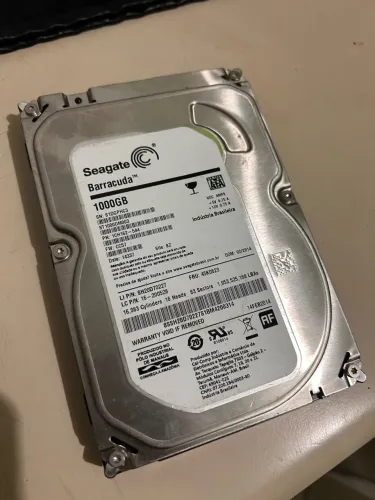 HD 1TB SEAGATE BARRACUDA - 1000GB SAUDÁVEL
