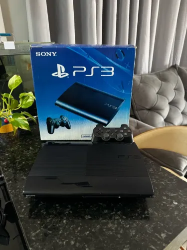 Ps3 Super Slim completo com caixa