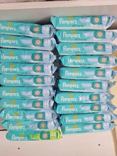 Lenço umedecido pampers