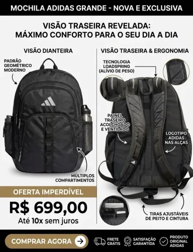 Mochila Adidas original