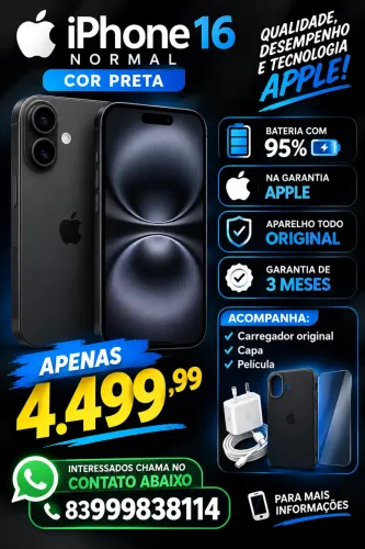 IPHONE 16 NORMAL À VENDA
