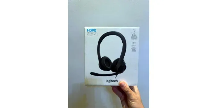 Headset Logitech H390 USB com Microfone - Na Caixa
