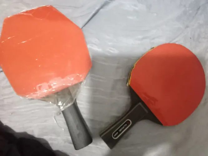 Raquete de tênis de mesa com borracha profissional