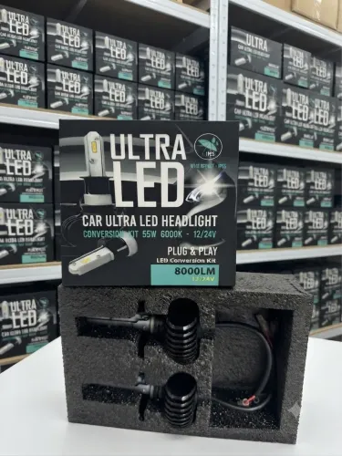Par Lâmpada Ultra LED H11 8000LM 6000K 12V/24V Autovex