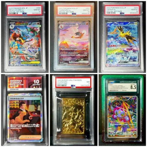Cartas de pokemon graduadas