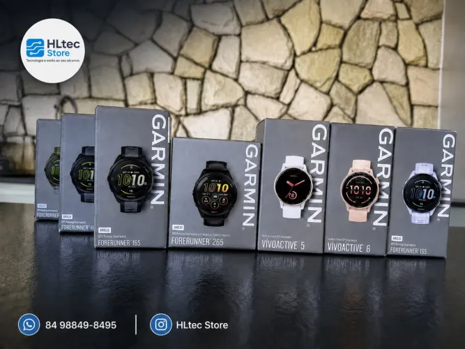 Garmin forerunner 165, 265, Vivoactive 5 e 6