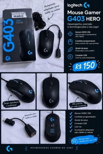 venda de mouse novo