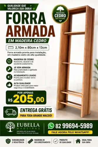 Últimas unidades forras de portas montadas