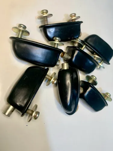 Kit 4 Canoas City (Lugs) para Bateria - Preto/cromado