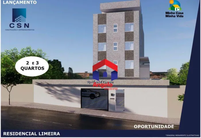 Apartamento com 2 quartos à venda por R$ 359.000 - Piratininga - Belo Horizonte/MG