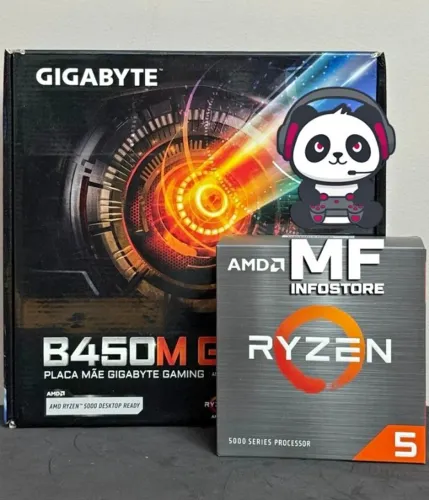 Kit B450M Gaming Gigabyte + Ryzen 5 5500