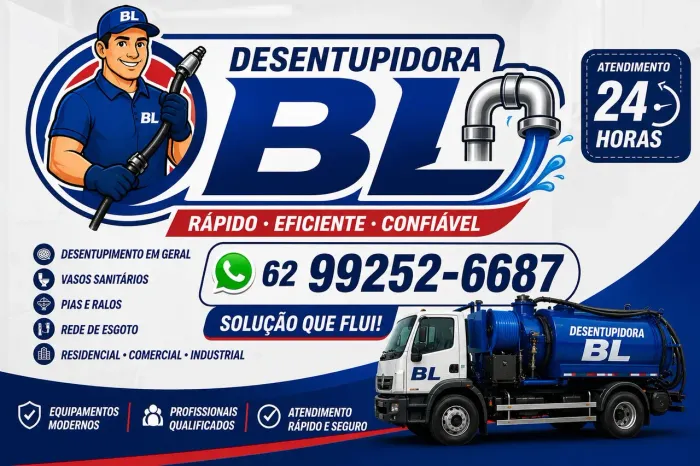 Desentupidora em Aparecida de Goiânia e região metropolitana