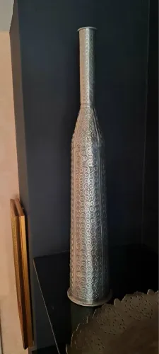 Peça decorativa em metal nova luxo