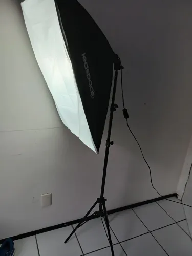 Softbox Ledspace 60x60 com tripé 2m