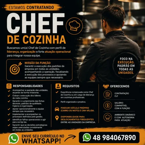 Chef de Cozinha