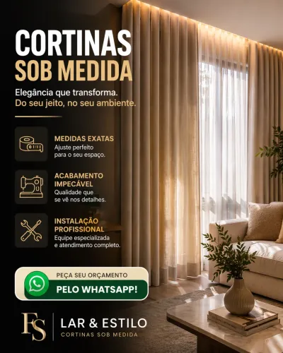 Cortinas, Percianas e Toldos sob medida