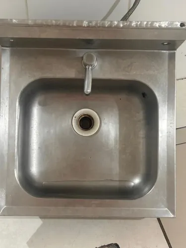 Pia de INOX para lavar as mãos