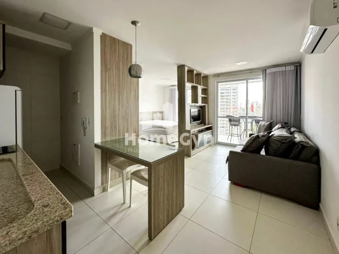 Flat para locação no Walk Bueno | Setor Bueno | Totalmente Mobiliado | 43m².