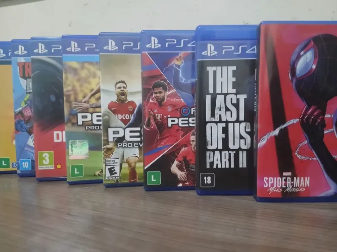 Jogos ps4 - mídia física perfeito estado