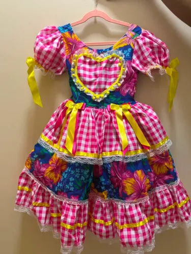 Vestido junino infantil