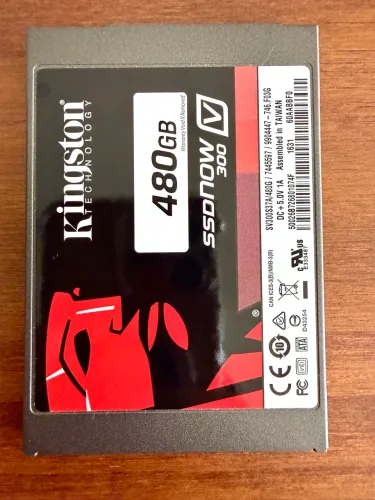 SSD Kingston SV300 - 480Gb Alta Performance 6Gb/s, Mais Velocidade E Segurança