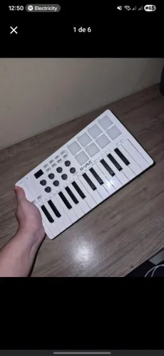 Teclado Controlador M-Vave SMK-25 Branco - NOVO (Pronta Entrega) - EM ATÉ 5X NO CARTÃO!