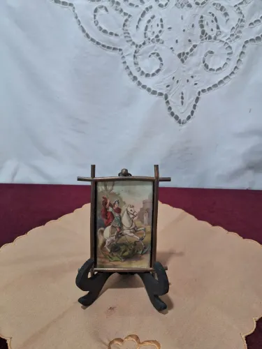  Mini Quadrinho de São Jorge para Pendurar