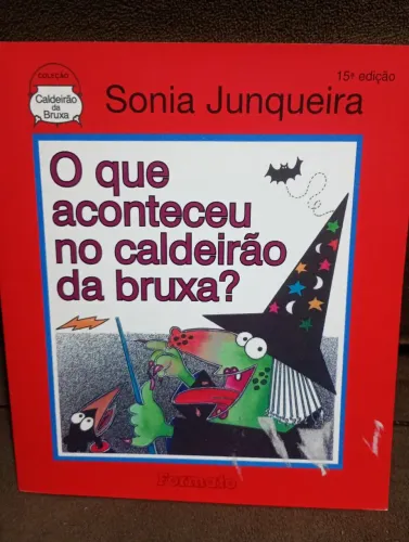 Livro O que aconteceu no caldeirão da bruxa - Sônia Junqueira