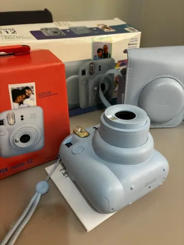 Kit Instax Mini 12 Azul Quente