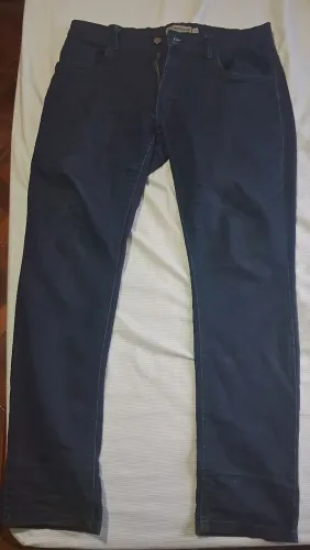 Calça Jeans Azul Escura, Tamanho 44