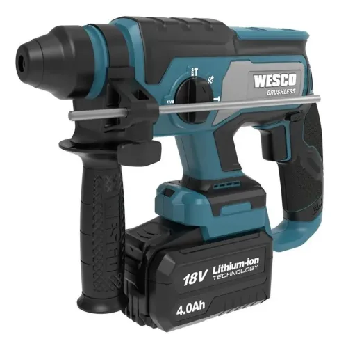 Martelete 18v 4ah Rompedor Perfurador Wesco Ws2806 c/ bateria 4ah carregador e bolsa