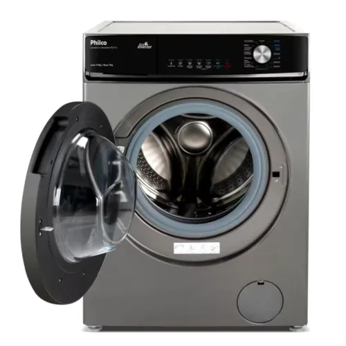 Lava e Seca Philco 16 Programas Eco Inverter 11kg Titânio PLS11C