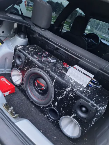 Caixa trio 12 polegadas 