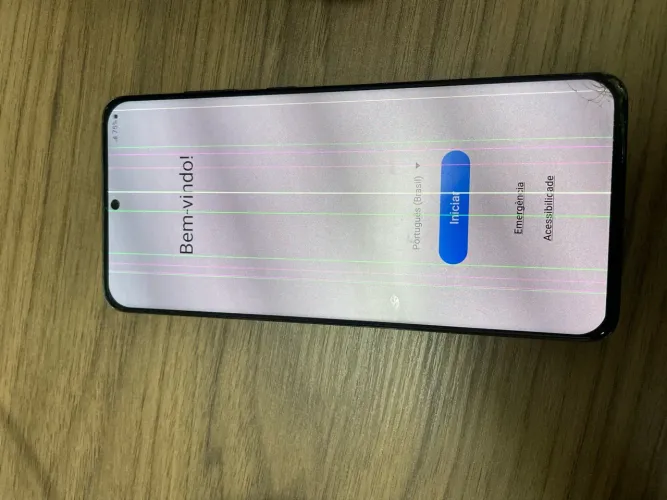 Samsung galaxy S20+ 128gb preto - COM DEFEITO NA TELA