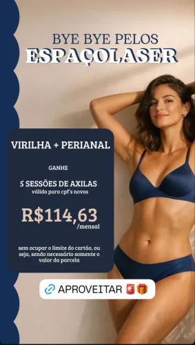 Depilação a laser 