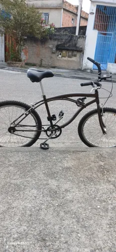 Bike Praiana Marron Semi Nova.