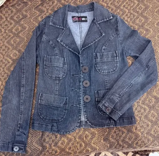 Jaqueta Blazer Jeans Tamanho 40 P