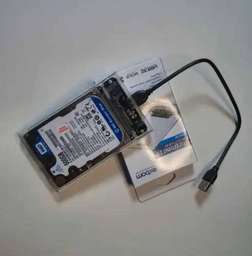 ? KIT HD 500GB + Adaptador USB 3.0 ? R$100