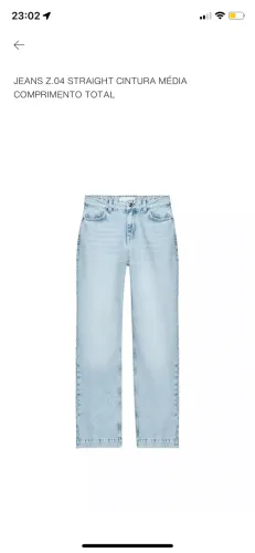 Calça jeans zara