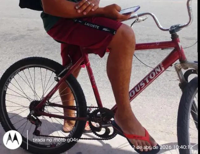 Uma bicicleta pra vender