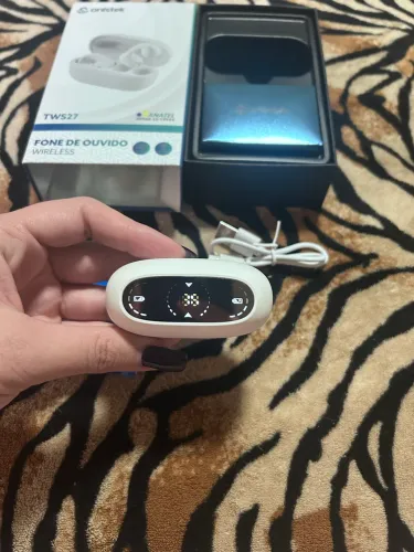 Fone de ouvido sem fio condução óssea