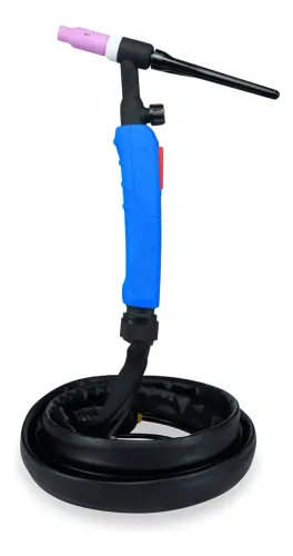 Tocha TIG Ferplus WP-17 Universal 3 Metros 150A 9 Peças Soldagem Leve Média