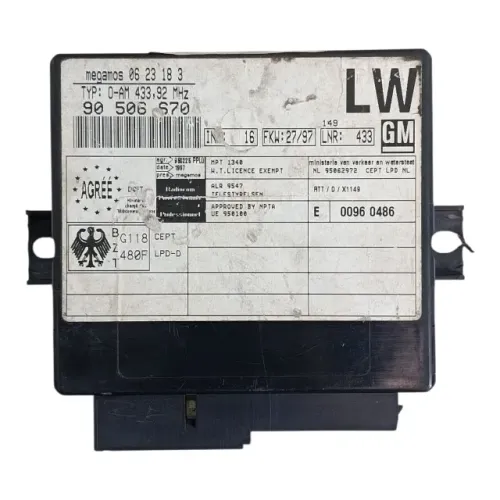 Módulo Conforto Alarme Chevrolet Vectra Astra Zafira 1997 a 2005 * Original