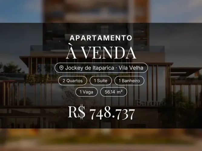 Oportunidade Única no Jockey de Itaparica Apartamento com 2 Quartos e Suíte