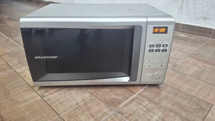 Microondas Brastemp Ative 30 Litros Cinza (BMA30) - Funcionando Perfeitamente