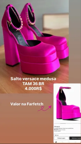 Salto Versace TAM 36 original