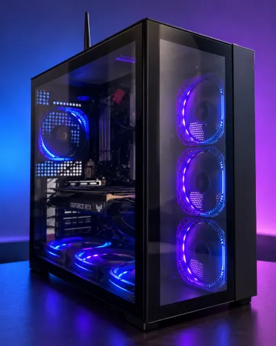 PC Gamer Ryzen 5 5600X + RTX 4060 Ti GALAX RGB | 16GB RAM | Water Cooler 240mm