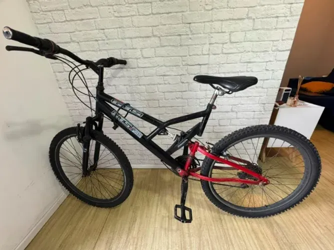 Bicicleta GTS Suspensão Dupla Pneu Novo
